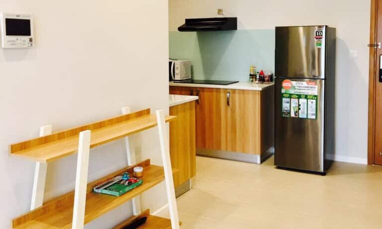 Đảo Kim Cương cho thuê căn hộ 1 phòng ngủ tầng cao đủ nội thất view sông