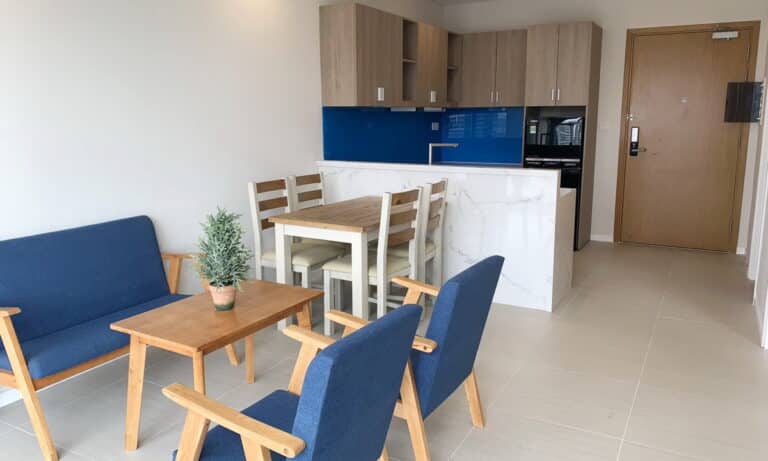 Đảo Kim Cương cho thuê căn 1 phòng ngủ tầng cao đầy đủ nội thất view sông