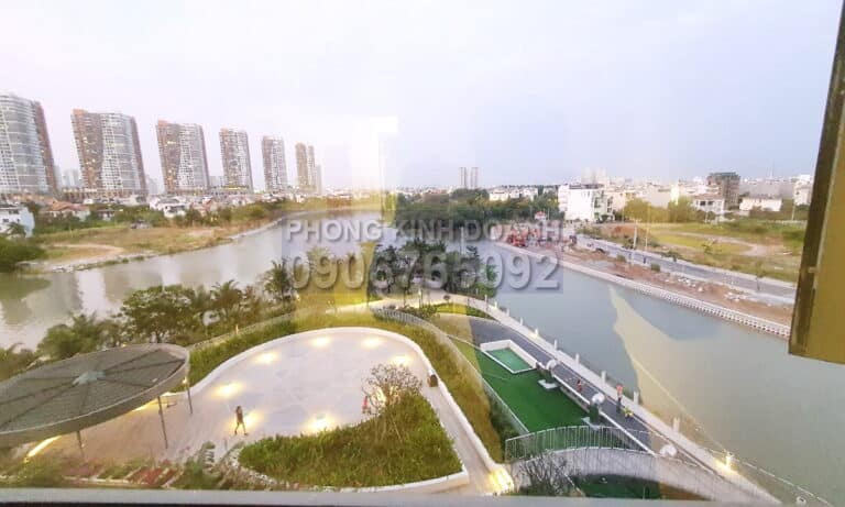 Đảo Kim Cương cho thuê căn hộ 1 phòng ngủ lầu thấp nội thất full view sông