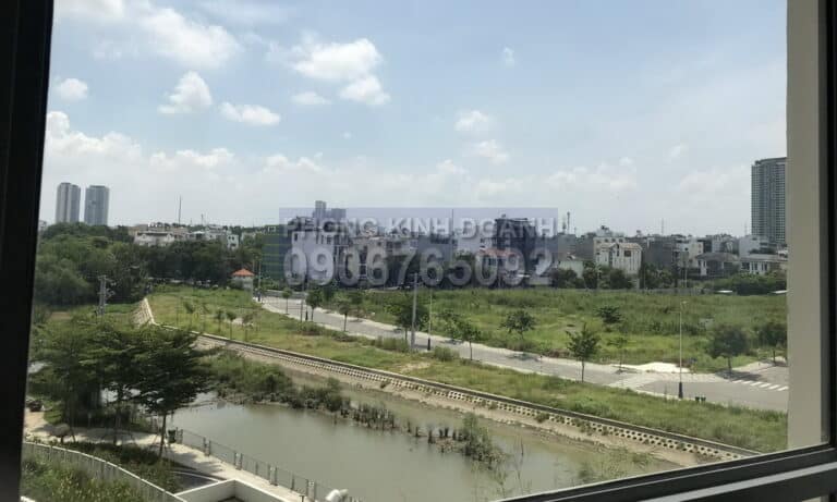 Đảo Kim Cương cho thuê căn 1 phòng ngủ tầng thấp không nội thất view sông