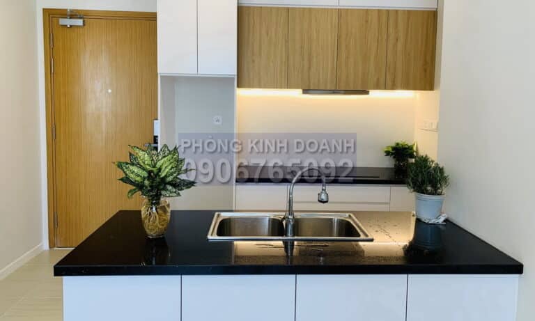 Đảo Kim Cương cho thuê căn hộ 1 phòng ngủ lầu thấp nội thất full view sông