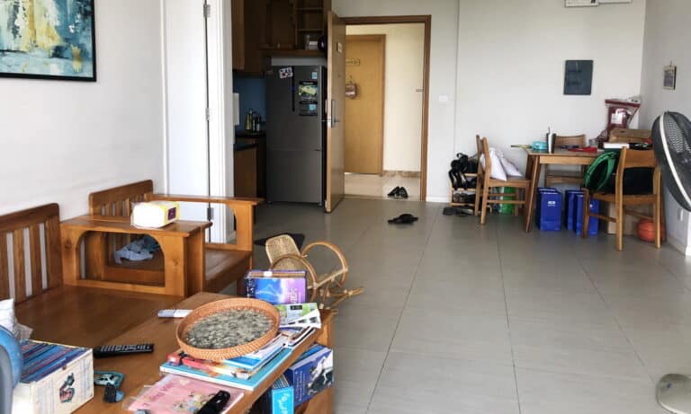 Căn hộ cho thuê Đảo Kim Cương 2 phòng ngủ lầu cao đủ nội thất view sông
