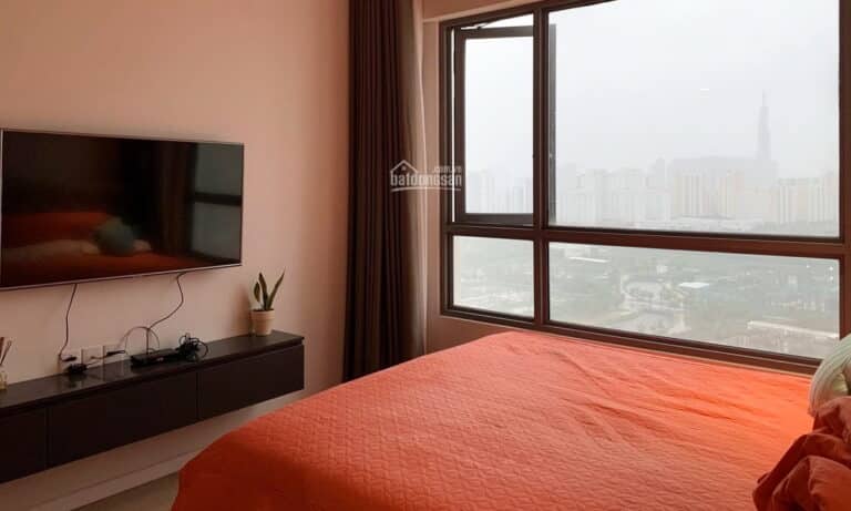 Căn hộ cho thuê Đảo Kim Cương 2 phòng tầng cao nội thất full view sông L81