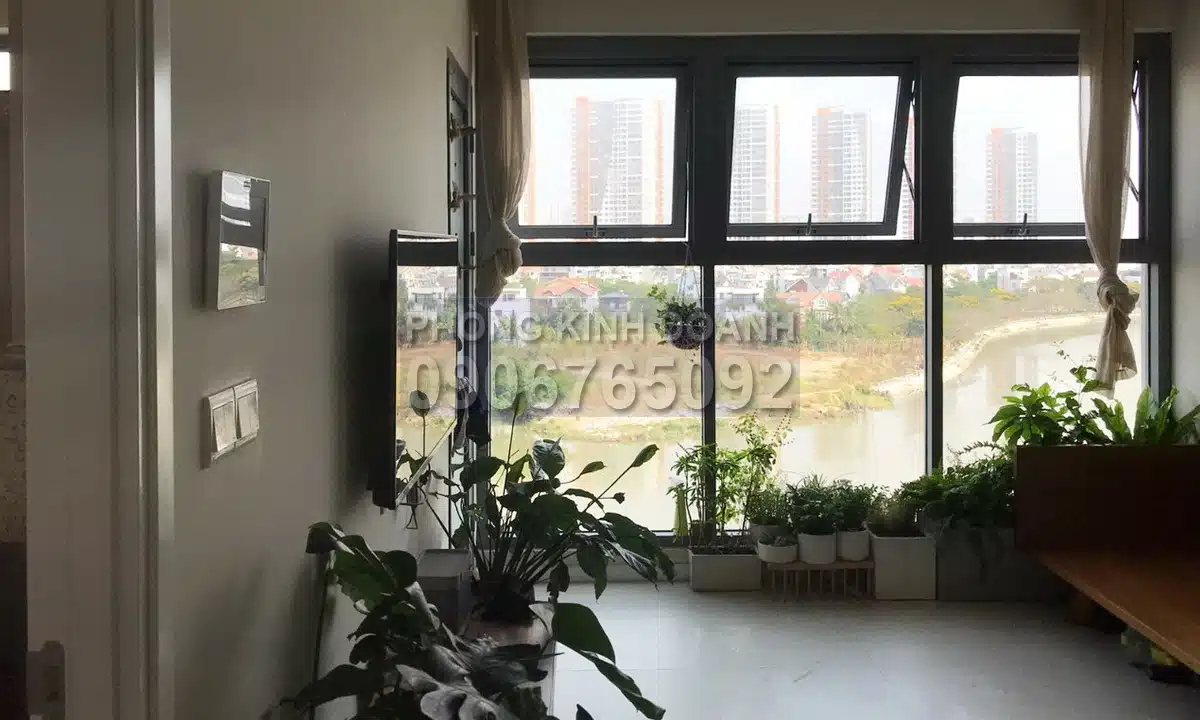 Đảo Kim Cương cho thuê 1 phòng ngủ lầu thấp căn hộ có nội thất view sông