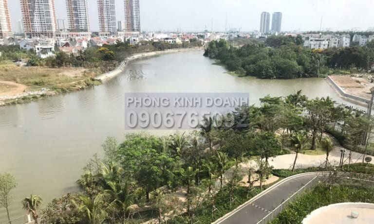 Đảo Kim Cương cho thuê 1 phòng ngủ lầu thấp căn hộ có nội thất view sông