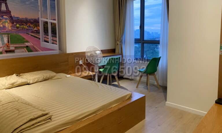 Đảo Kim Cương cho thuê căn hộ 1 phòng ngủ lầu cao đủ nội thất view sông