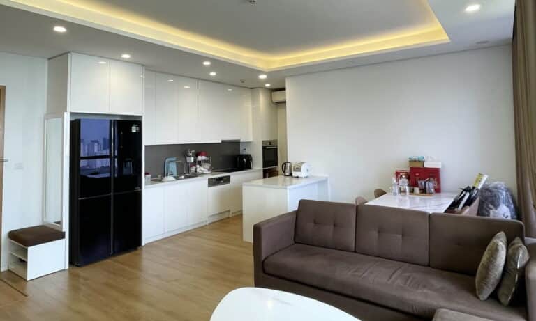 Căn hộ cho thuê Đảo Kim Cương 2 phòng lầu cao full nội thất view sông L81