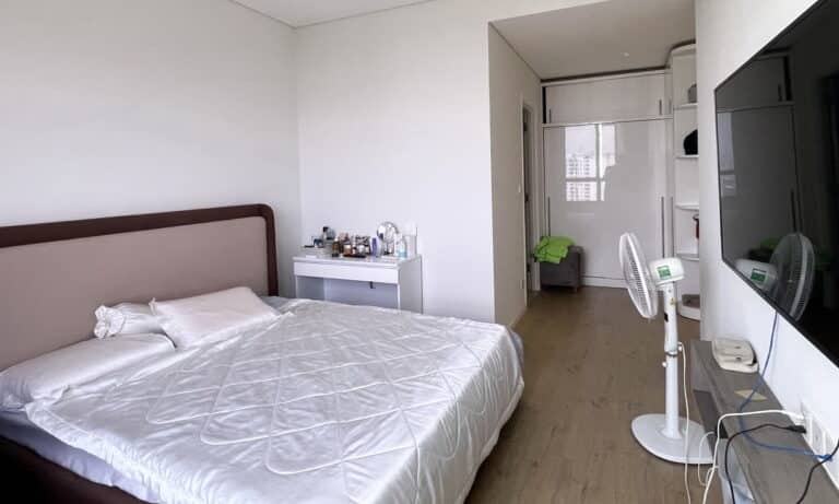Căn hộ cho thuê Đảo Kim Cương 2 phòng lầu cao full nội thất view sông L81