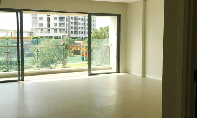 Căn hộ cho thuê Đảo Kim Cương 2 phòng ngủ tầng thấp nhà trống view mát