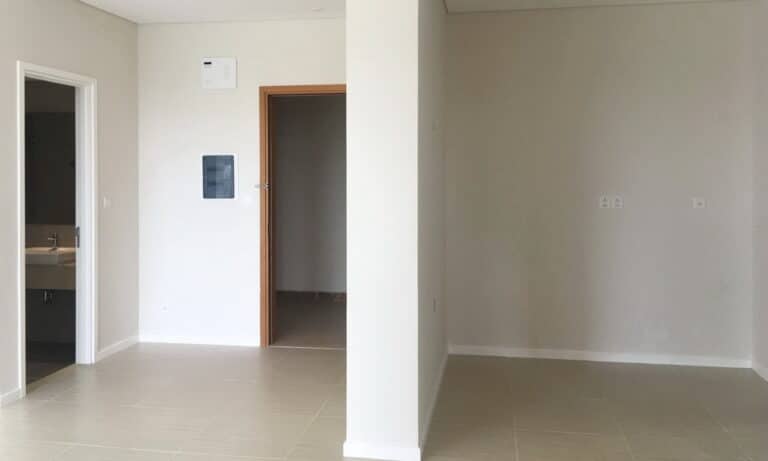 Căn hộ cho thuê Đảo Kim Cương 2 phòng ngủ tầng thấp nhà trống view mát