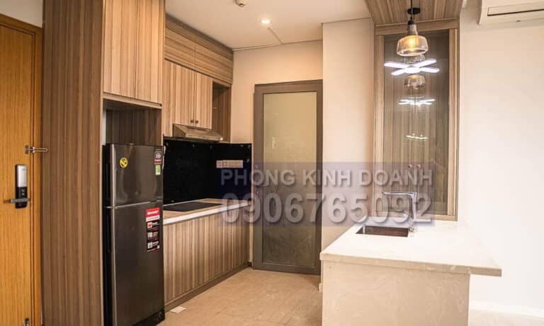 Đảo Kim Cương cho thuê căn hộ 1 phòng ngủ lầu cao nhà đẹp view sông