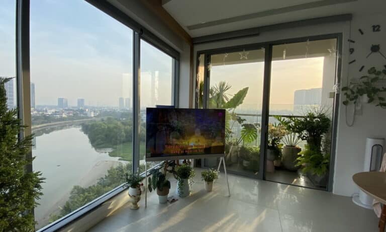 Căn hộ cho thuê Đảo Kim Cương 2 phòng ngủ lầu cao nội thất đẹp view sông
