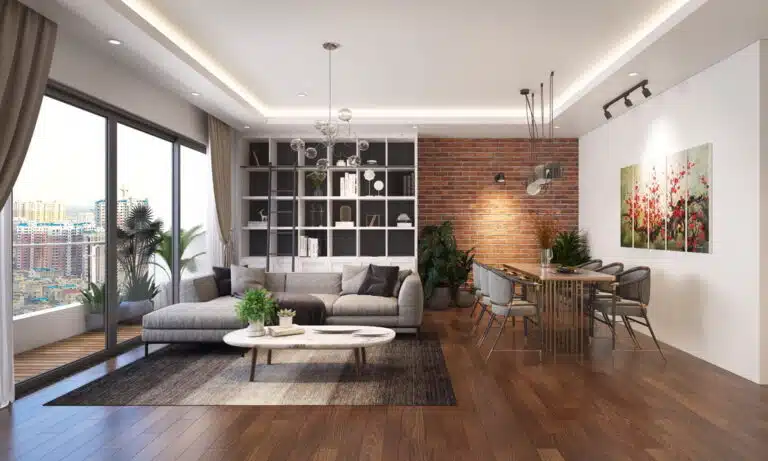 Căn cho thuê Đảo Kim Cương 2 phòng ngủ tầng cao nội thất đẹp view sông