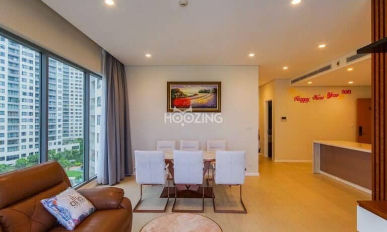 Căn Đảo Kim Cương cho thuê 3 phòng ngủ tầng trung nội thất đẹp view sông