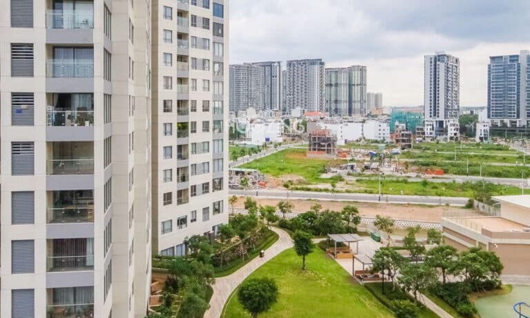 Căn Đảo Kim Cương cho thuê 3 phòng ngủ tầng trung nội thất đẹp view sông