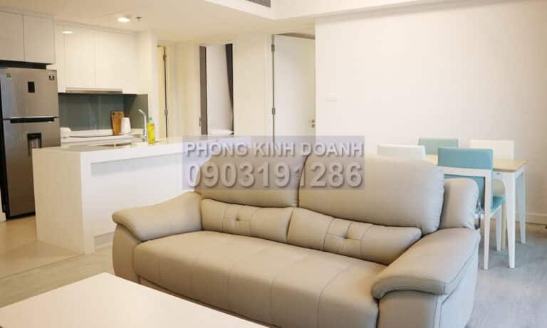 Gateway Thảo Điền cho thuê căn hộ 2 phòng ngủ lầu trung block B full nội thất