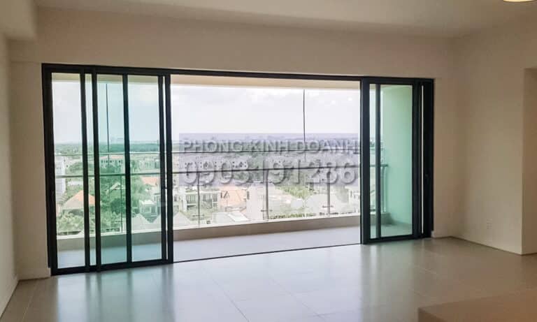 Cho thuê căn hộ Gateway Thảo Điền 3 phòng ngủ view sông tầng trung nhà trống