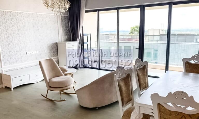 Cho thuê Gateway Thảo Điền 4 phòng view sông lầu cao tháp A nội thất đẹp