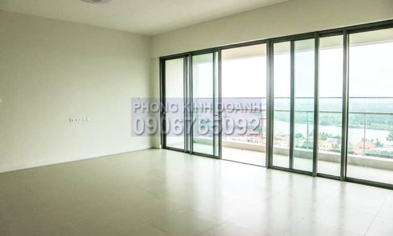 Cho thuê Gateway Thảo Điền 4 phòng ngủ trống view sông tầng cao block A