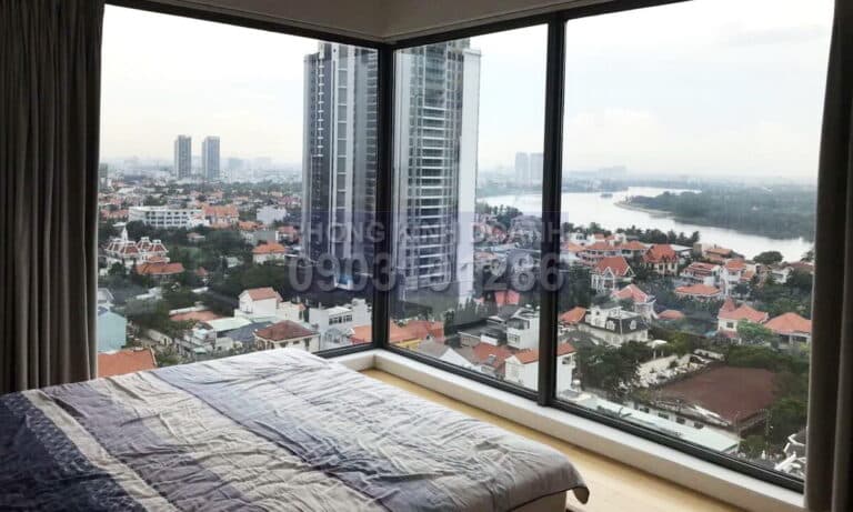 Cho thuê Gateway Thảo Điền 4 phòng view sông tầng cao toà A nội thất đẹp