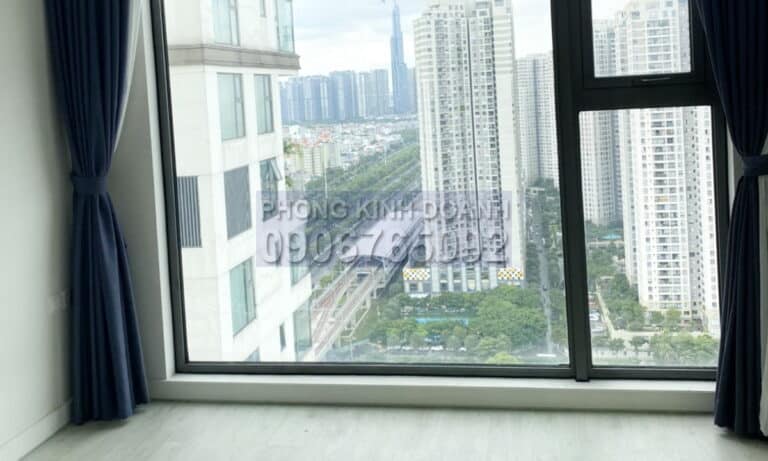 Gateway Thảo Điền cho thuê căn hộ 2 phòng ngủ nhà trống tầng cao block A