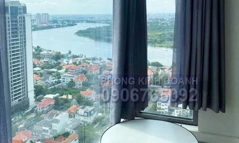 Gateway Thảo Điền cho thuê căn hộ 2 phòng ngủ tầng cao tháp A có nội thất