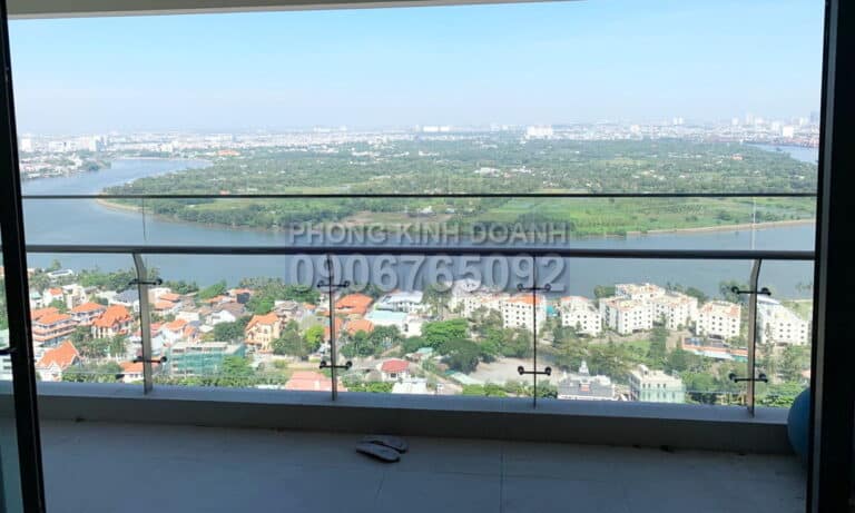 Cho thuê căn hộ Gateway Thảo Điền 3 phòng view sông tầng cao nội thất đẹp