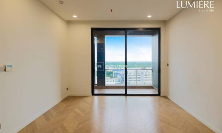 Căn hộ cho thuê Lumiere Riverside view sông tầng cao nhà trống 3 phòng ngủ