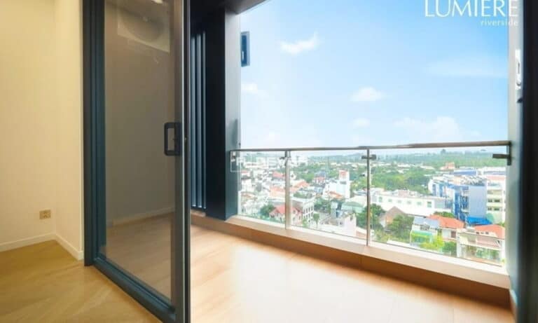 Căn hộ cho thuê Lumiere Riverside view sông tầng cao nhà trống 3 phòng ngủ