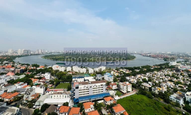 Căn hộ cho thuê Lumiere Riverside view sông tầng cao nội thất xịn 3 phòng ngủ