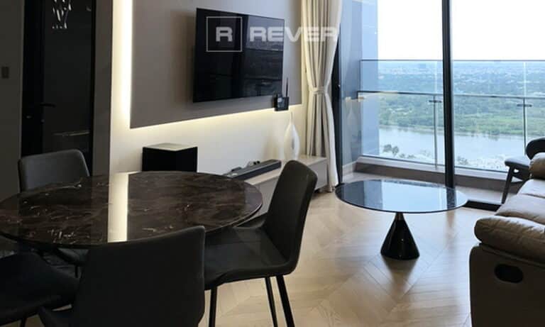 Cho thuê căn Lumiere Riverside view sông 2 phòng ngủ tầng cao nội thất đẹp