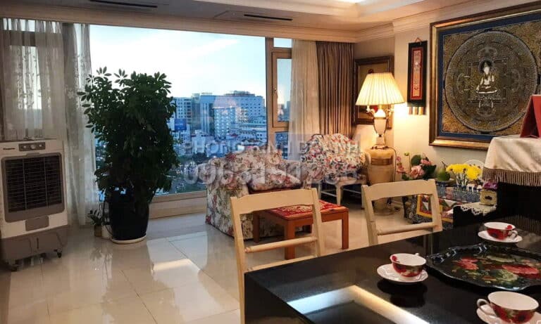 Cantavil Hoàn Cầu cho thuê view thoáng 3 phòng ngủ lầu cao có nội thất