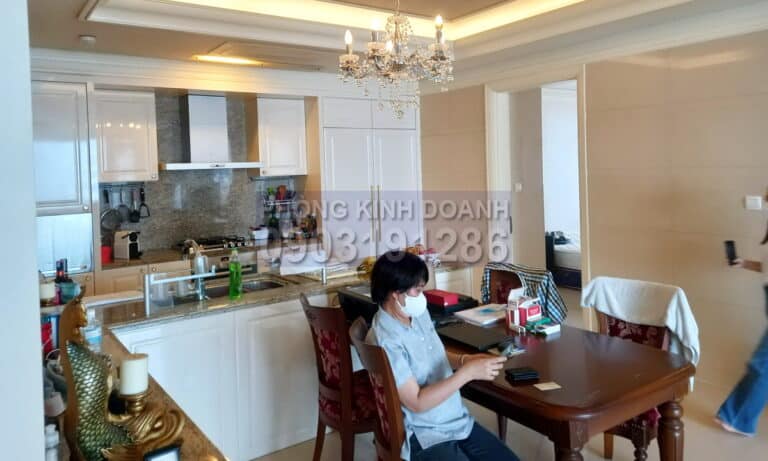 Cantavil Hoàn Cầu cho thuê view thoáng 3 phòng ngủ tầng cao đủ nội thất