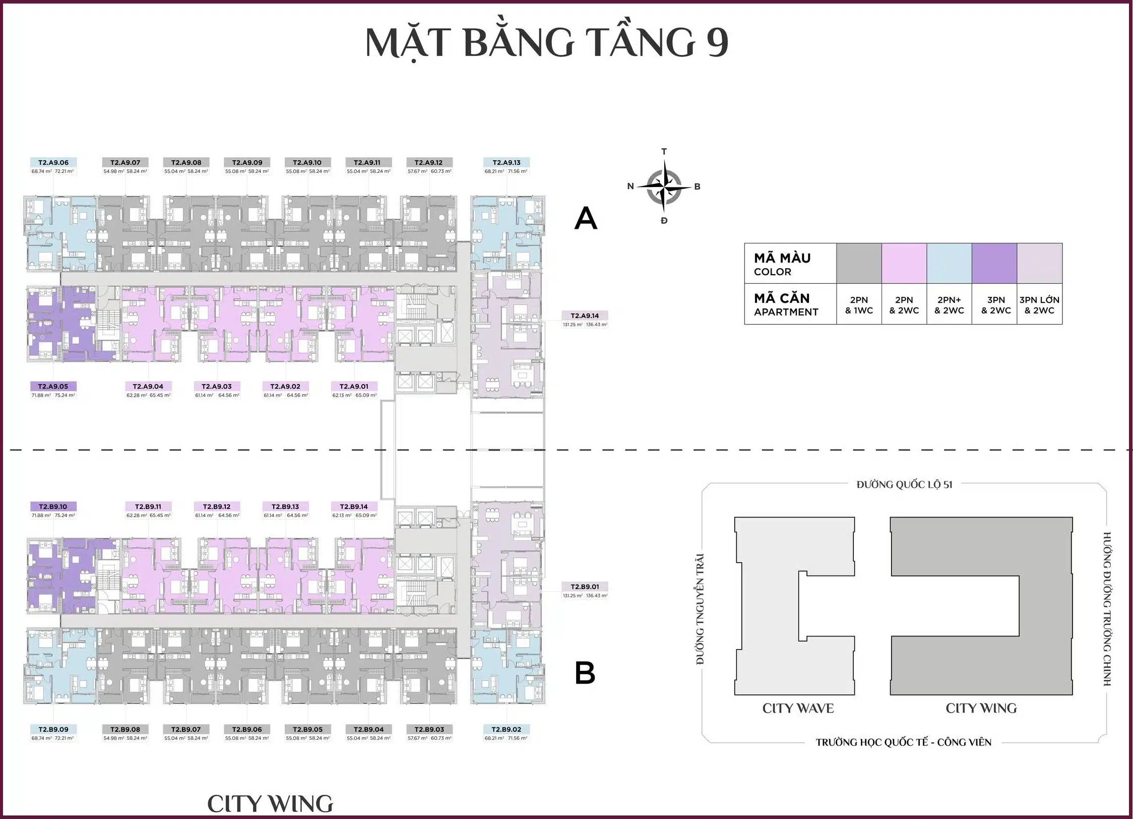 Mặt bằng căn hộ CityMark Residence