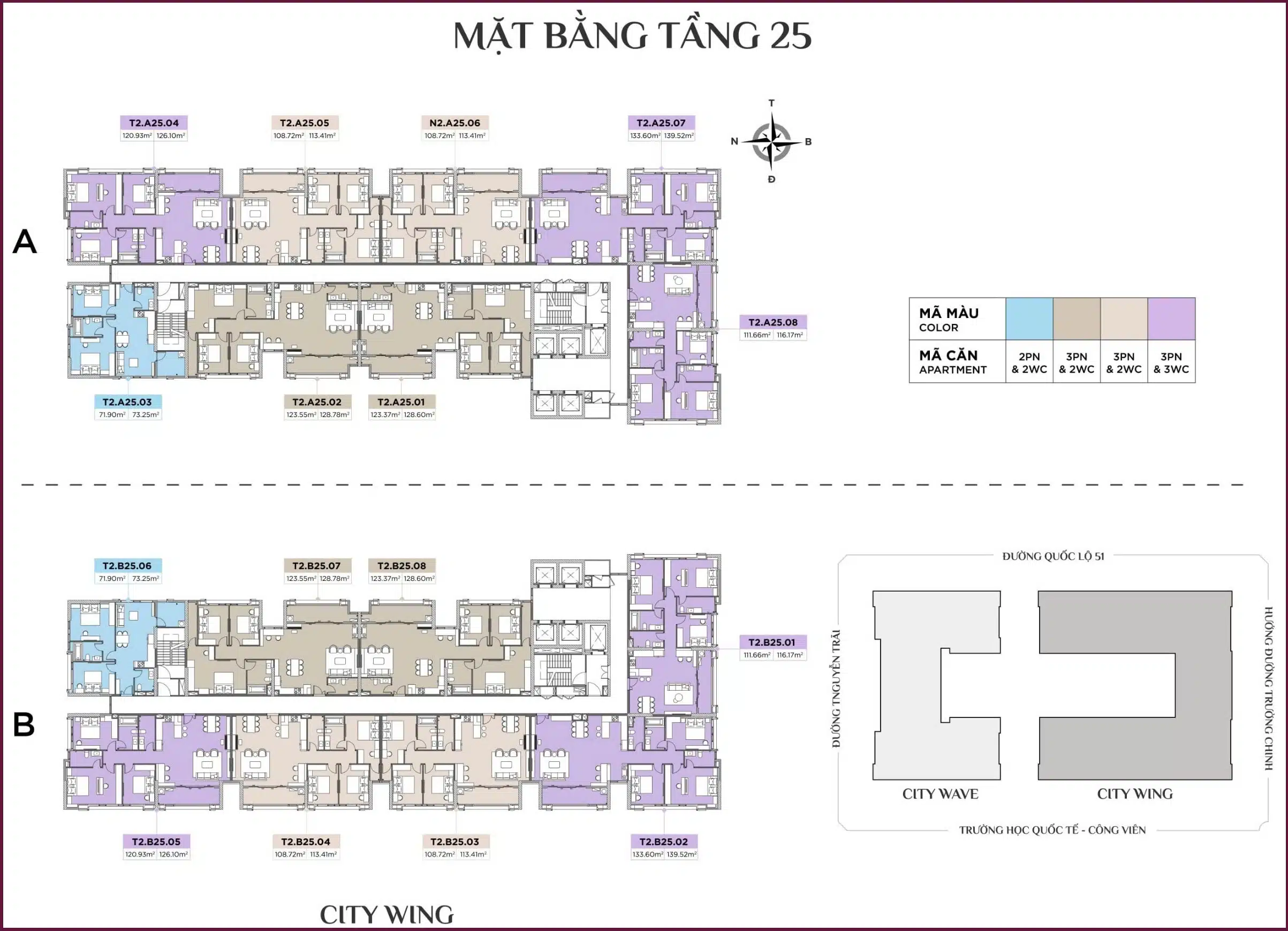 Mặt bằng căn hộ CityMark Residence