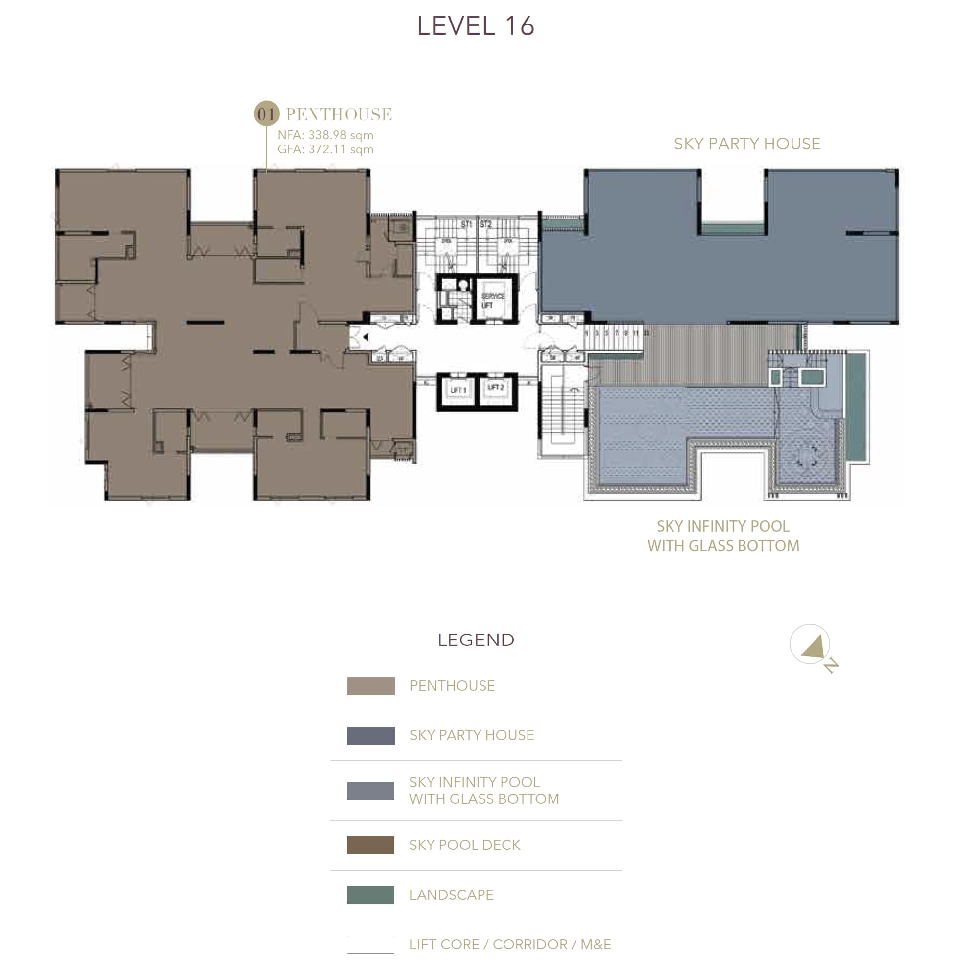 Mặt bằng căn hộ D1 Mension