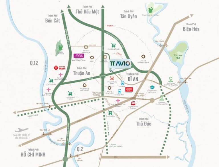 Vị trí căn hộ TT AVIO – Kết nối hoàn hảo giữa TP.HCM và Bình Dương