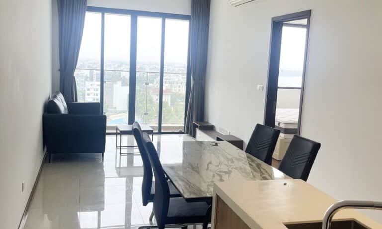 One Verandah căn hộ cho thuê 1 phòng ngủ lầu cao có nội thất view sông