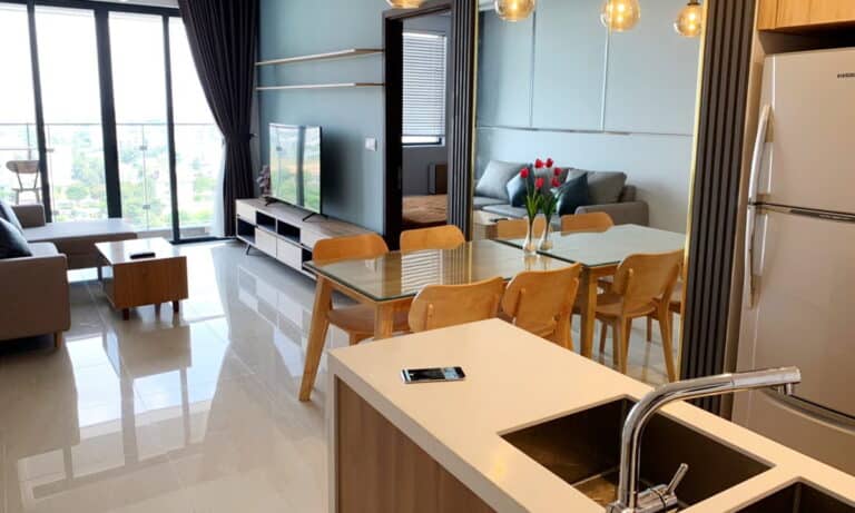 One Verandah căn hộ cho thuê 1 phòng ngủ lầu cao nội thất xịn view sông
