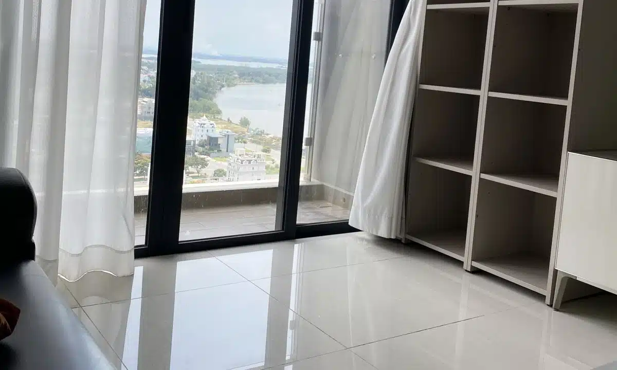 One Verandah căn hộ cho thuê 1 phòng ngủ có nội thất tầng cao view sông