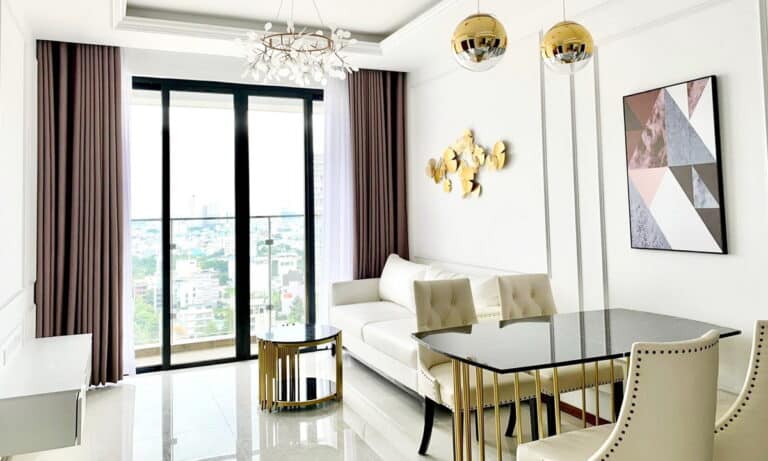 Căn hộ cho thuê One Verandah 2 phòng ngủ tầng cao nội thất xịn view mát