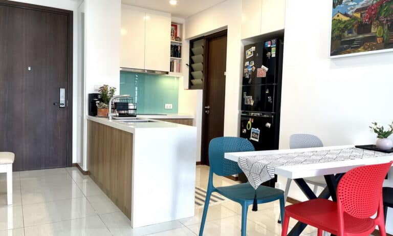 One Verandah căn cho thuê 1 phòng ngủ lầu trung đủ nội thất view sông