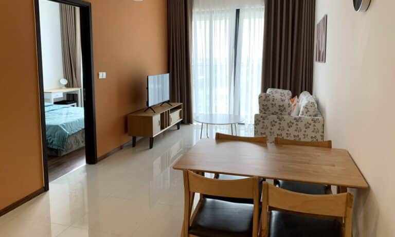 One Verandah căn hộ cho thuê 1 phòng ngủ lầu trung có nội thất view sông
