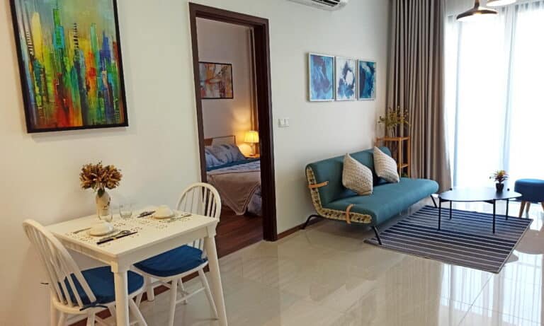 One Verandah căn hộ cho thuê 1 phòng ngủ tầng cao nội thất đủ view sông