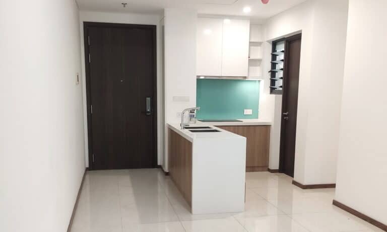 One Verandah căn hộ cho thuê 1 phòng ngủ tầng cao nhà trống view sông
