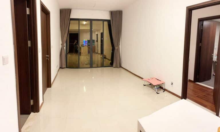 Căn hộ cho thuê One Verandah 2 phòng ngủ lầu thấp nội thất cơ bản