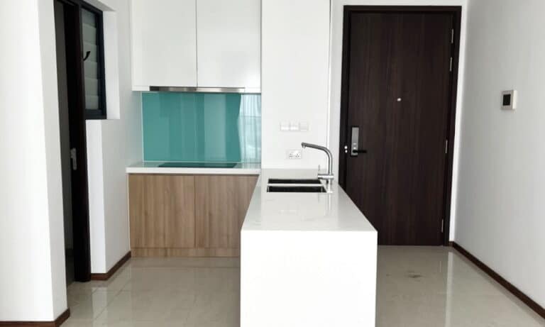 Căn hộ cho thuê One Verandah 2 phòng tầng cao nội thất cơ bản view mát
