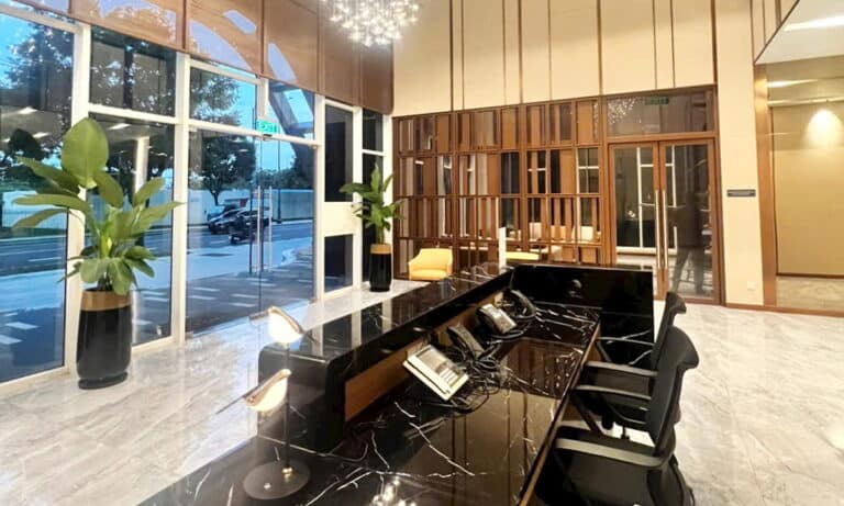 Thủ Thiêm Zeit cho thuê 2 phòng ngủ lầu trung nội thất cơ bản view khu Sala