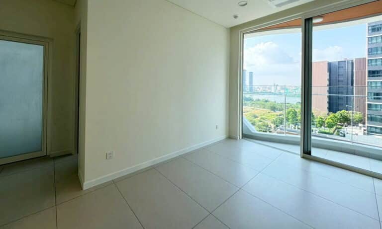Cho thuê căn hộ Thủ Thiêm Zeit 2 phòng ngủ lầu cao nhà trống view sông