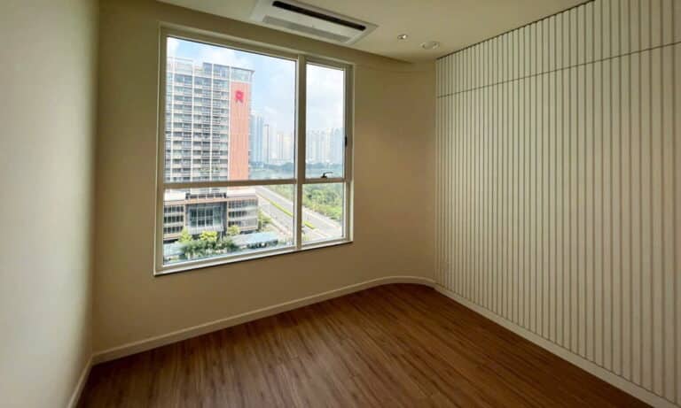 Căn hộ cho thuê Thủ Thiêm Zeit 1 phòng ngủ lầu cao nhà trống view sông